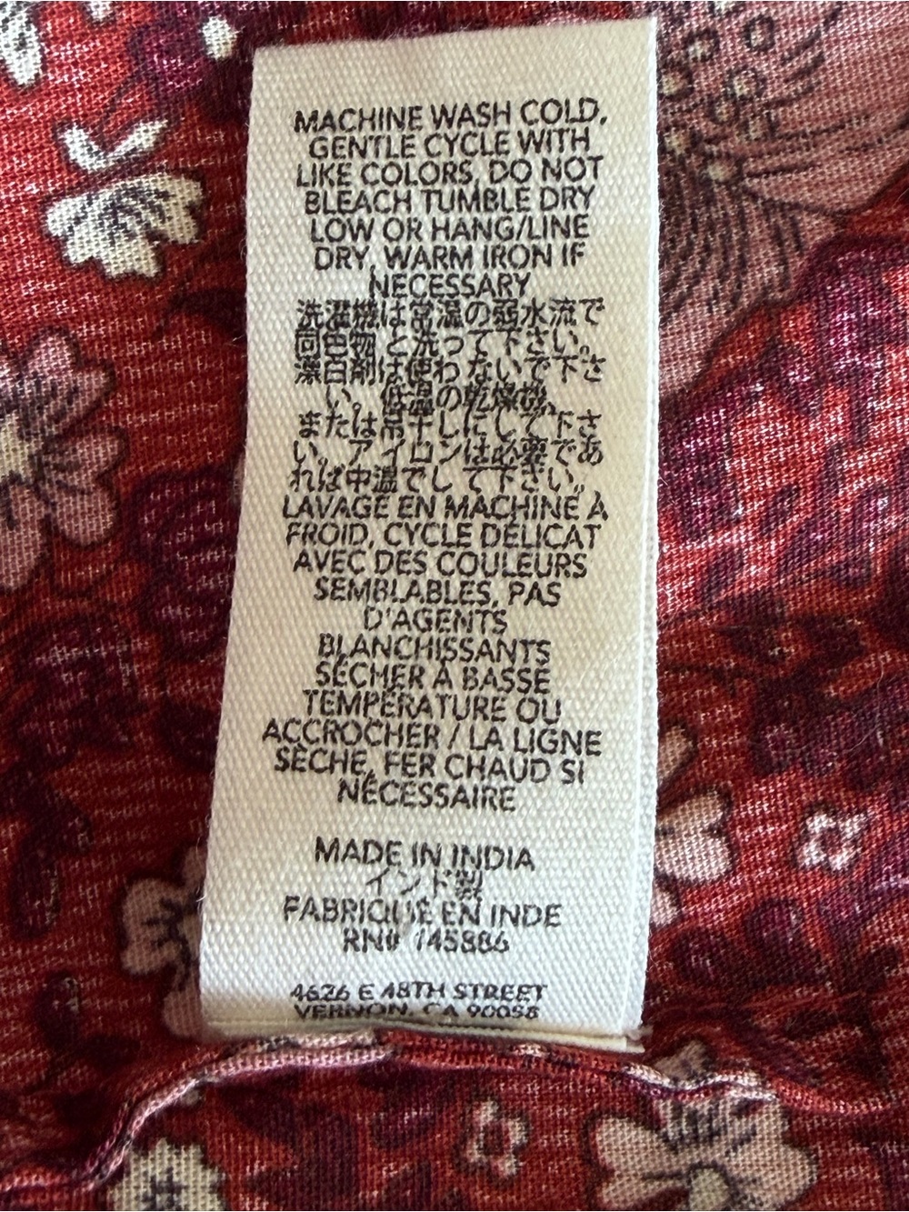 ·THE GREAT The Gallery Dress in Spice Mesa Floral size 0 - Picture 10 of 12